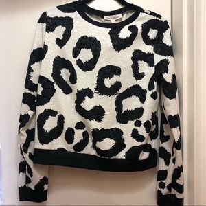 Animal print Painted Threads top